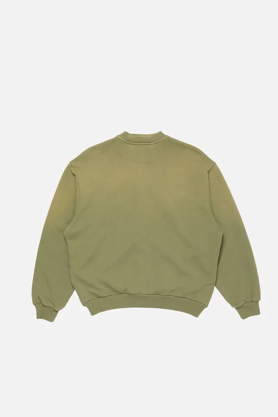 Washed zip-up cardigan