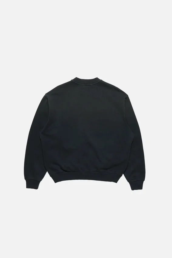 Washed zip-up cardigan