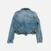 Wavy denim jacket