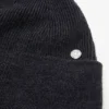 Wool beanie with rivet