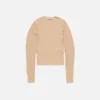 Wool knit cardigan