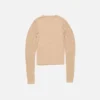 Wool knit cardigan