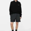 Wool knit polo