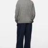 Wool knit polo