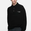 Wool knit polo