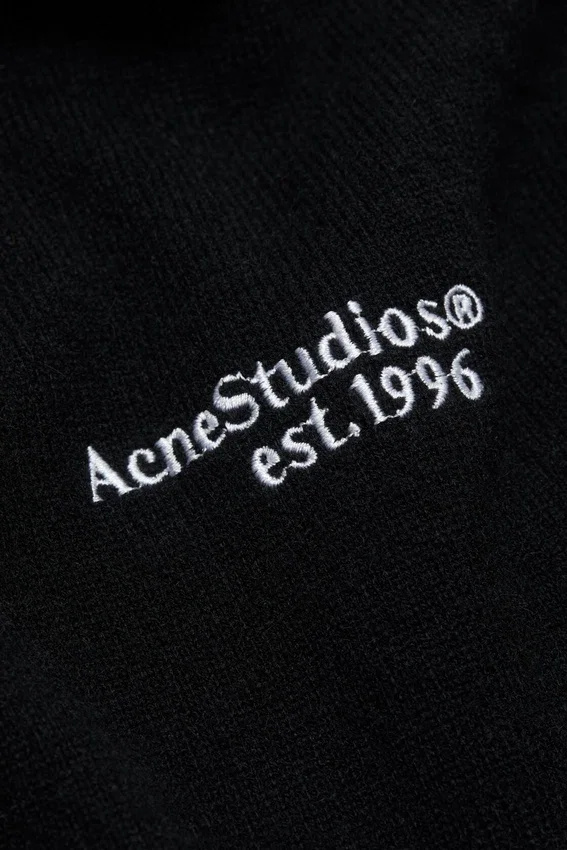 Wool knit polo