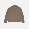 Wool knit polo
