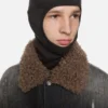 Wool logo balaclava