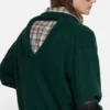 Wool sweater with cut-out