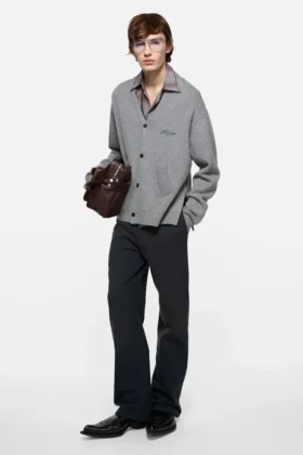 Wool V-Neck Cardigan