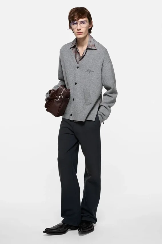 Wool V-Neck Cardigan