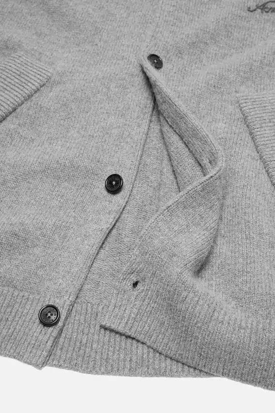 Wool V-Neck Cardigan