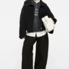 Wool zip jacket