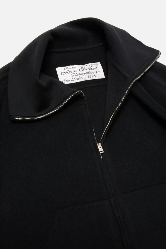 Wool zip jacket