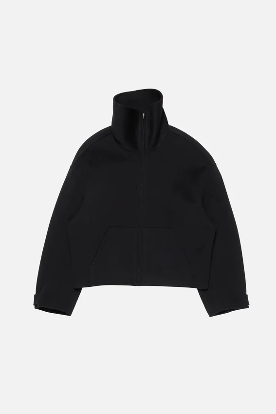 Wool zip jacket
