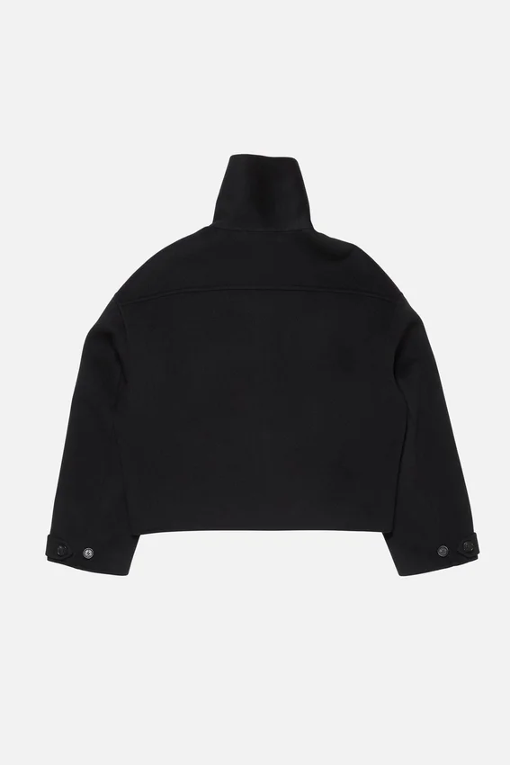Wool zip jacket