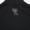 Zip-up bow logo cardigan