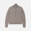 Zip-up bow logo cardigan