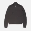 Zip-up bow logo cardigan