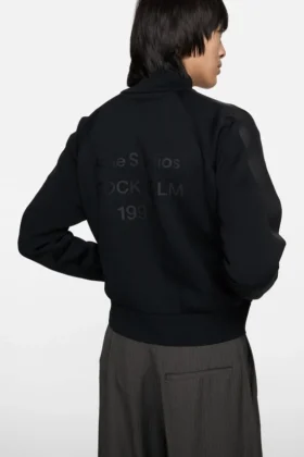 Zip-up logo cardigan