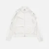 Zip-up logo cardigan