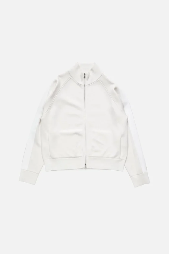 Zip-up logo cardigan