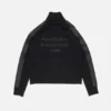 Zip-up logo cardigan